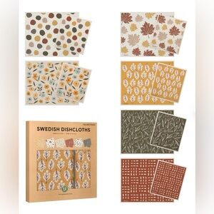 NEW Swedish Dishcloth Set perfect combination of sponge and dishcloth